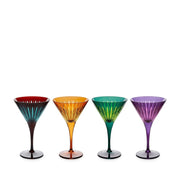 Prism Martini Glasses, Set of 4 by L'Objet
