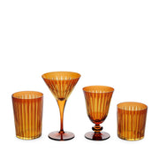 Prism Double Old Fashioned Glasses, Set of 4 by L'Objet