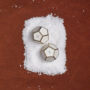 Pentagon White Spice Jewels Salt & Pepper Shakers by L'Objet