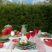 Strawberries Cheese Tray, 14" by Bordallo Pinheiro