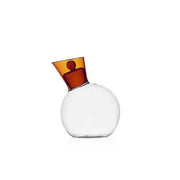 Ichendorf Milano Travasi Oil Bottle/Pot With Lid, Clear & Amber, 12.5 oz.