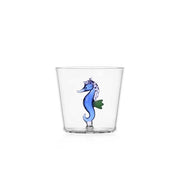 Ichendorf Milano Marine Garden Seahorse Glass 2-Piece Tumbler Set, 11.8 oz.