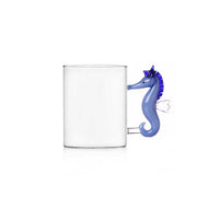 Ichendorf Milano Marine Garden Seahorse Glass Mug, 15.2 oz.