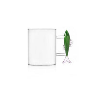 Ichendorf Milano Marine Garden Sardine Glass Mug, 15.2 oz.