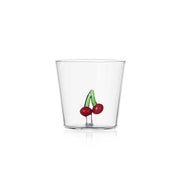 Ichendorf Milano Fruits & Flowers Glass Tumbler, Set of 2, 11.8 oz.