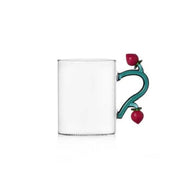 Ichendorf Milano Fruits & Flowers Glass Mug, 15.2 oz.