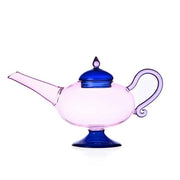 Ichendorf Milano Sogni D'oriente Pink Teapot with Blue Lid