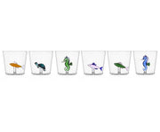 Ichendorf Milano Marine Garden Assorted Glass Tumbler, 11.8 oz.