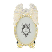 Gold Angel Wings Photo Frame by Olivia Riegel