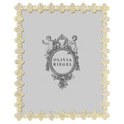 Pavé Clover Gold Photo Frame by Olivia Riegel