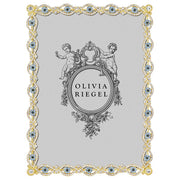 Gold Evil Eye Photo Frame, 5" x 7" by Olivia Riegel