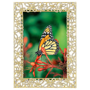 Gold Papillon with Crystals Photo Frame, 4" x 6" by Olivia Riegel