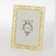 Gold Papillon with Jonquil Crystals Photo Frame, 5" x 7" by Olivia Riegel