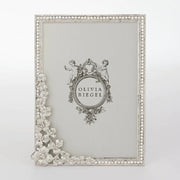 Silver Evelyn Photo Frame, 5" x 7" by Olivia Riegel