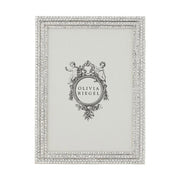 Silver Classic Crystal Pavé Photo Frame by Olivia Riegel
