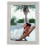 Silver Classic Crystal Pavé Photo Frame by Olivia Riegel