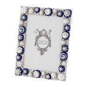 Blue & White Charisma 5" x 7" Photo Frame by Olivia Riegel