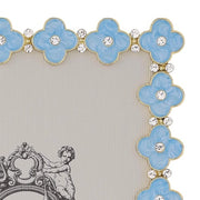 Light Blue Enamel Clover 5" x 7" Photo Frame by Olivia Riegel