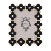 Gold Black Enamel Clover Photo Frame by Olivia Riegel