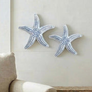 Ceramic Starfish Wall & Table Decorative Object, Blue by Abbiamo Tutto