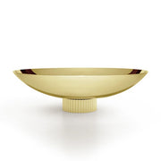 Anna New York Striations Fruit Bowl, Gold
