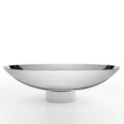 Anna New York Striations Fruit Bowl, Silver