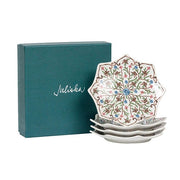 Juliska Villa Seville Scalloped Side/Cocktail Plate Set of 4, Chambray, 7"