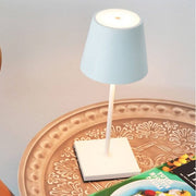 Poldina Pro Mini White 11.8" Portable LED Lamp by Zafferano Zafferano 