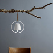 Poldina Pro LED Suspension Rechargeable Lamp by Zafferano Zafferano 