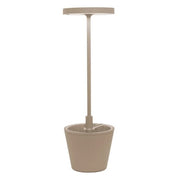 Poldina Upside Down Portable LED Table Lamp by Zafferano Zafferano Sand Beige 