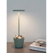 Poldina Upside Down Portable LED Table Lamp by Zafferano Zafferano 