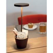 Poldina Upside Down Portable LED Table Lamp by Zafferano Zafferano 