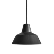 Workshop W3 Pendant Suspension Lamp, 13.7" by A. Wedel-Madsen for Made by Hand Lighting Made by Hand Black 
