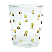 Party Glass Tumbler, Yellow, 15.2 oz., Set of 6 by Zafferano Zafferano 