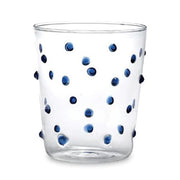 Party Glass Tumbler, Blue, 15.2 oz., Set of 6 by Zafferano Zafferano 