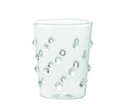 Party Small Glass Tumbler or Shot Glass, Clear, 3.2 oz., Set of 6 by Zafferano Zafferano 