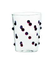 Party Small Glass Tumbler or Shot Glass, Red, 3.2 oz., Set of 6 by Zafferano Zafferano 