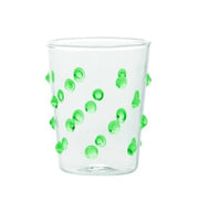 Party Small Glass Tumbler or Shot Glass, Green, 3.2 oz., Set of 6 by Zafferano Zafferano 