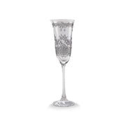 Giardino Champagne Glass, Grey, Set of 4 by Arte Italica Glassware Arte Italica 
