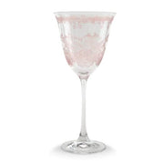 Giardino Glass Wine Glass, Pink, Set of 4 by Arte Italica Glassware Arte Italica 