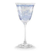 Giardino Glass Wine Glass, Blue, Set of 4 by Arte Italica Glassware Arte Italica 