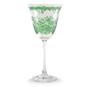 Giardino Glass Wine Glass, Green, Set of 4 by Arte Italica Glassware Arte Italica 