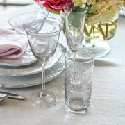 Giardino Glass Wine Glass, Grey, Set of 4 by Arte Italica Glassware Arte Italica 