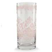 Giardino Glass Highball, Pink, Set of 4 by Arte Italica Glassware Arte Italica 