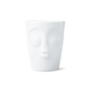 Kissing Face Porcelain Mug With Handle