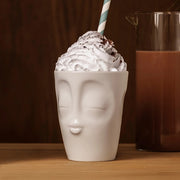 Kissing Face Porcelain Mug With Handle