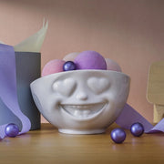 Faces Large 16.9 oz. Porcelain Cereal Bowl