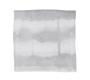 Watercolor Stripe Tablecloth in White & Gray 110" x 54" by Kim Seybert