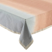 Kim Seybert Dip Dye Beige and Grey Cotton Tablecloth, 112" x 58" Tablecloths Kim Seybert 
