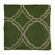 Kim Seybert Olive Green Daydream Linen Tablecloth, 110" x 52" Tablecloths Kim Seybert 